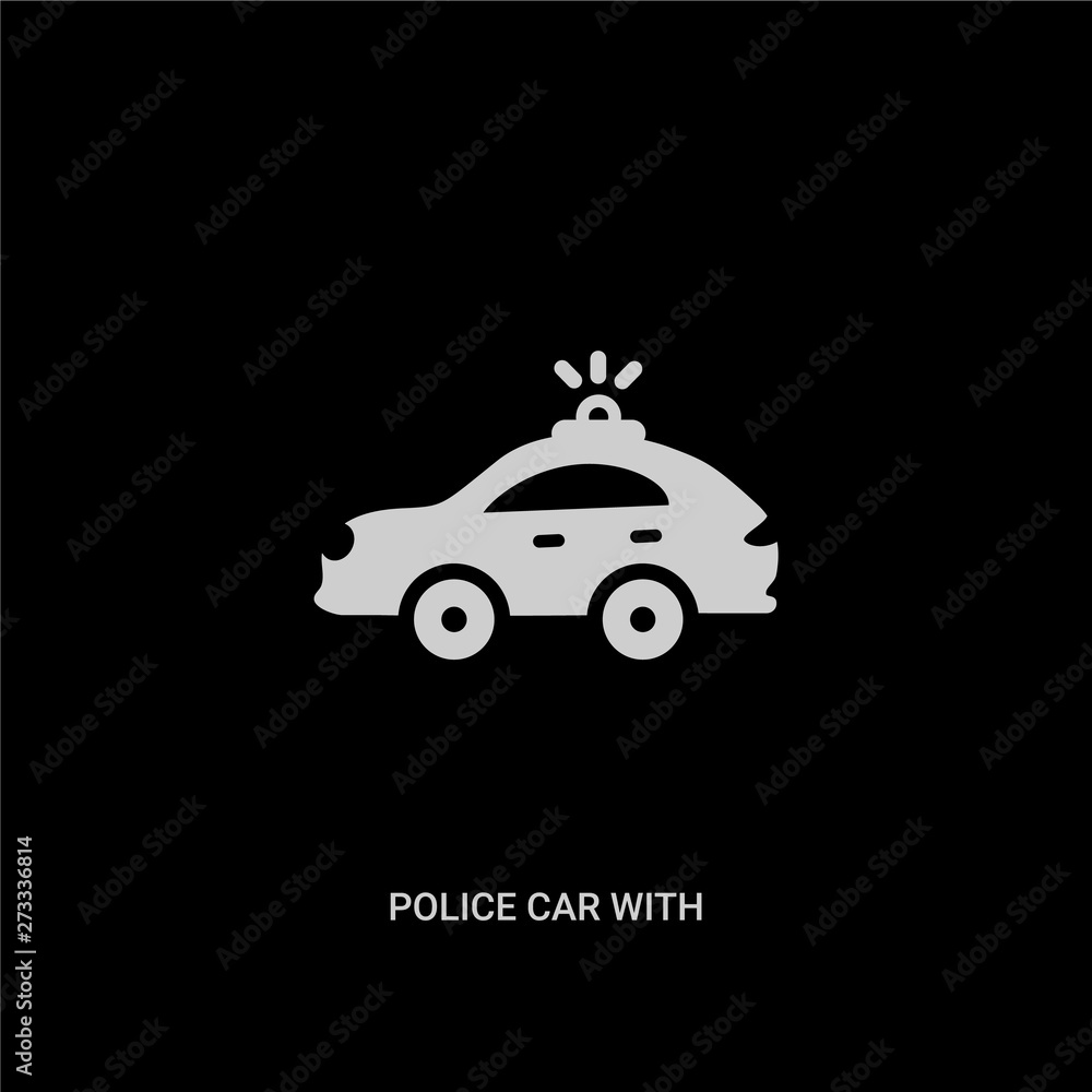 Police Car Sign