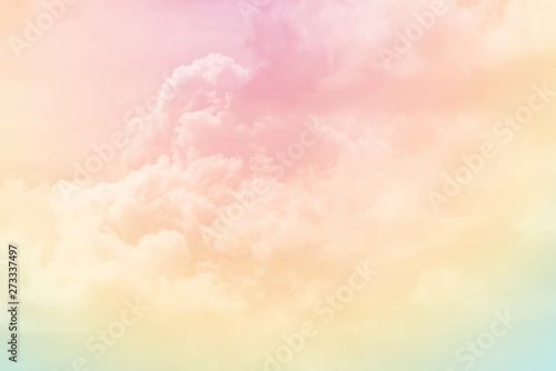 Fototapeta Naklejka Na Ścianę i Meble -  cloud background with a pastel colour