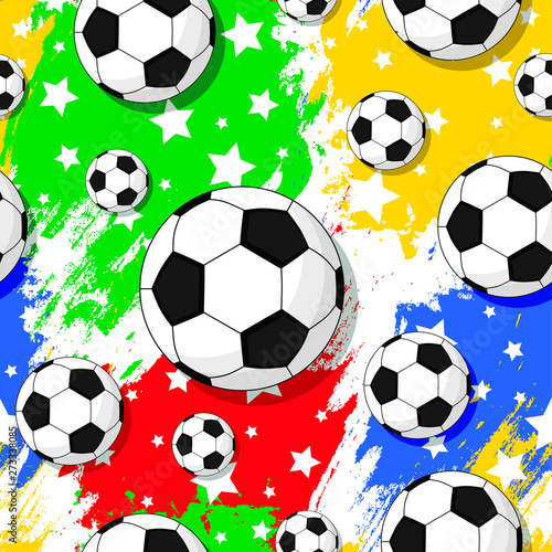 Plakat piłka mecz piłka nożna sport