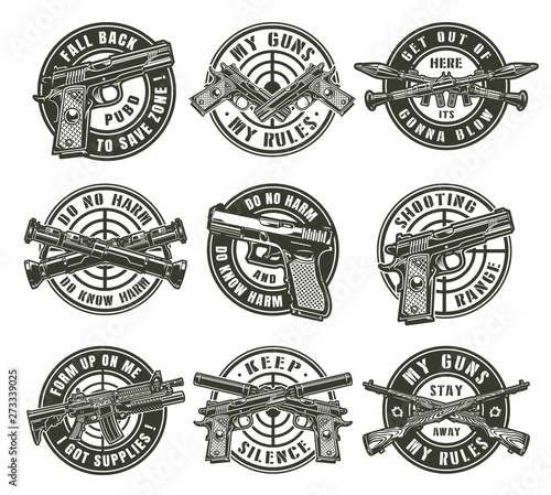 Vintage military labels