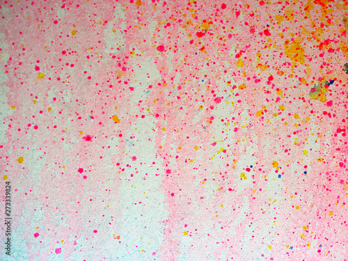 watercolor sweet color falling abstract background.