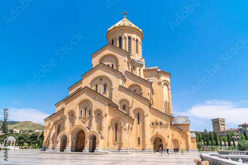 Holy Trinity Cathedral of Tbilisi (Sameba) - the main cathedral of the Georgian Orthodox Church located in Tbilisi, the capital of Georgia