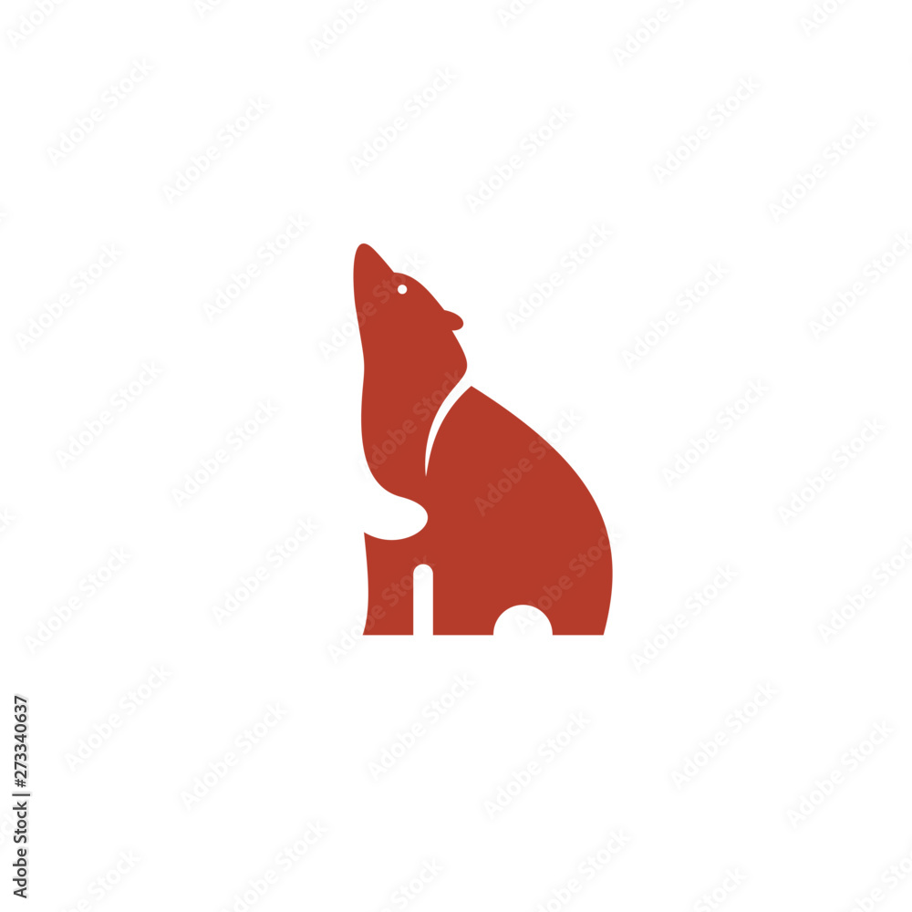 Obraz premium Bear Logo Template