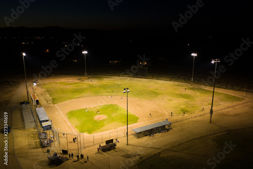 stadium at night