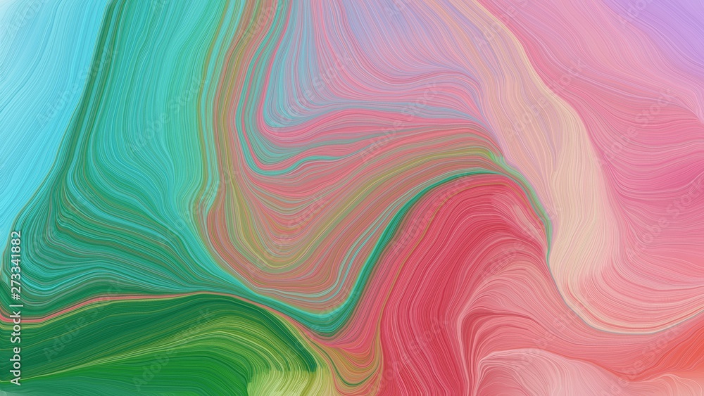 curved lines waves with rosy brown, medium sea green and cadet blue colors. modern dynamic background and creative wallpaper art drawing curved lines waves with rosy brown, medium sea green and cadet blue colors. modern dynamic background and creative wallpaper art drawing
