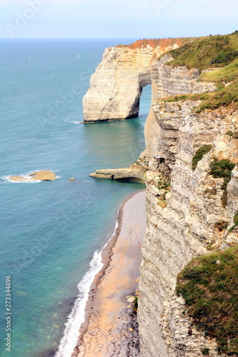 Les falaises d'Etretat en Normandie