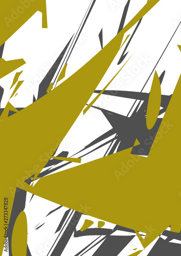 Modern art. Colorful contemporary artwork. Color geometric strokes.