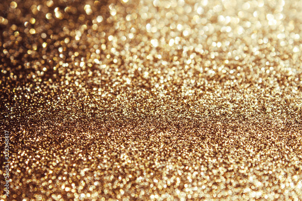 Golden sparkling background.