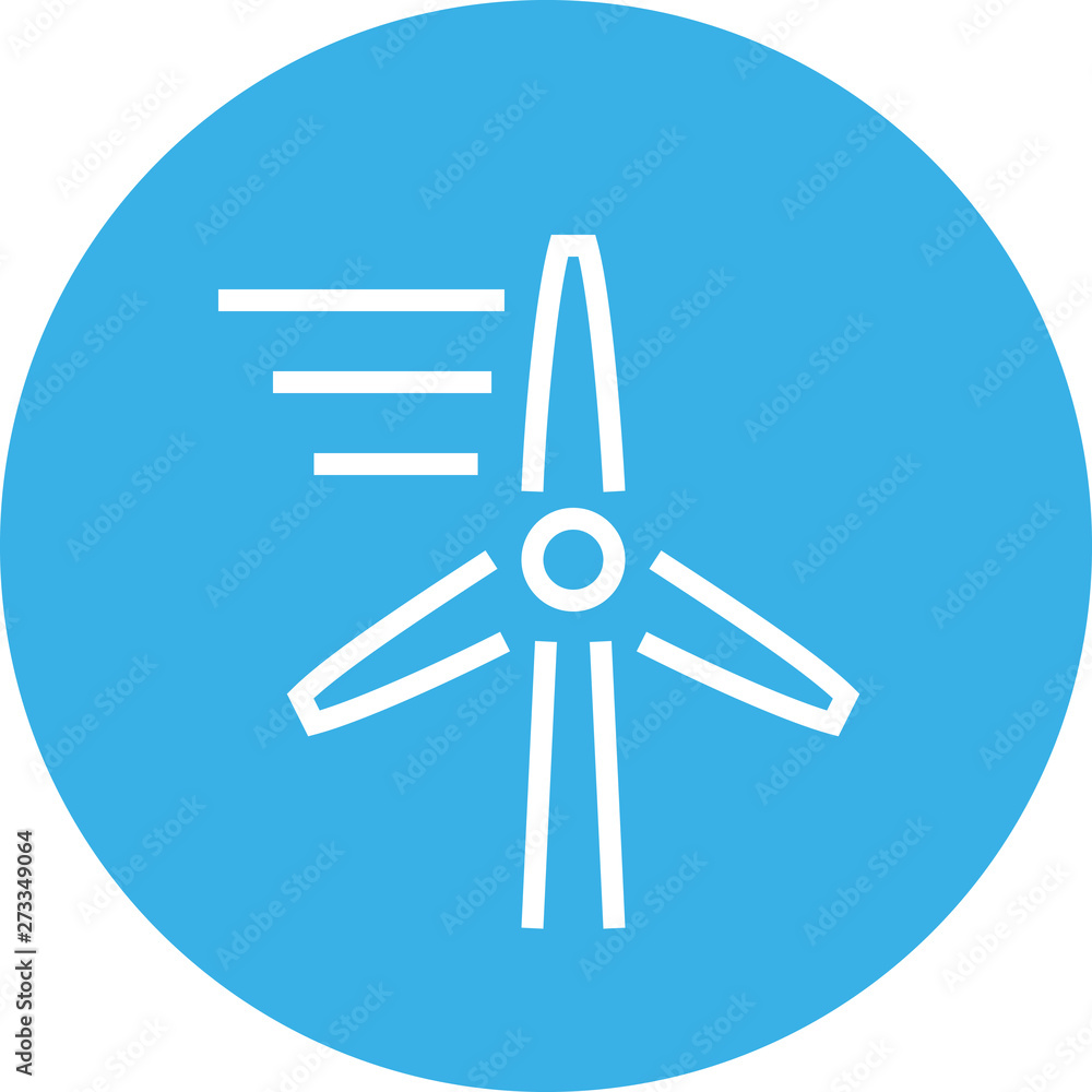 Wind Turbine Renewable Energy Outline Icon Wind Turbine Renewable Energy Outline Icon