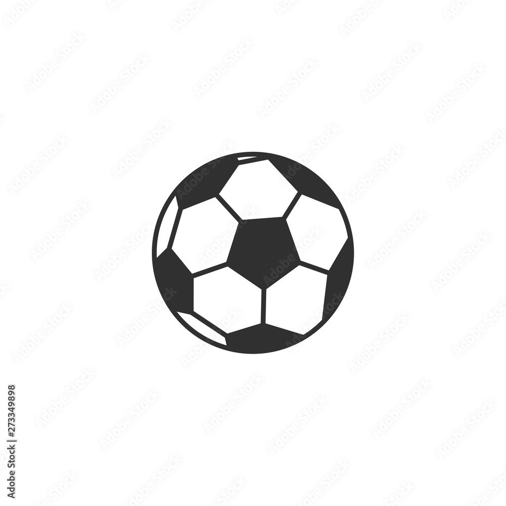 Football icon isolated on white background. soccer ball symbol. ball logo design illustration Football icon isolated on white background. soccer ball symbol. ball logo design illustration
