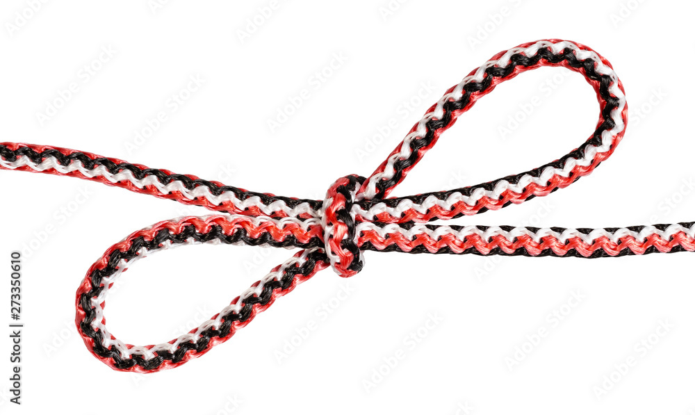 another side of tom fool's knot tied on rope