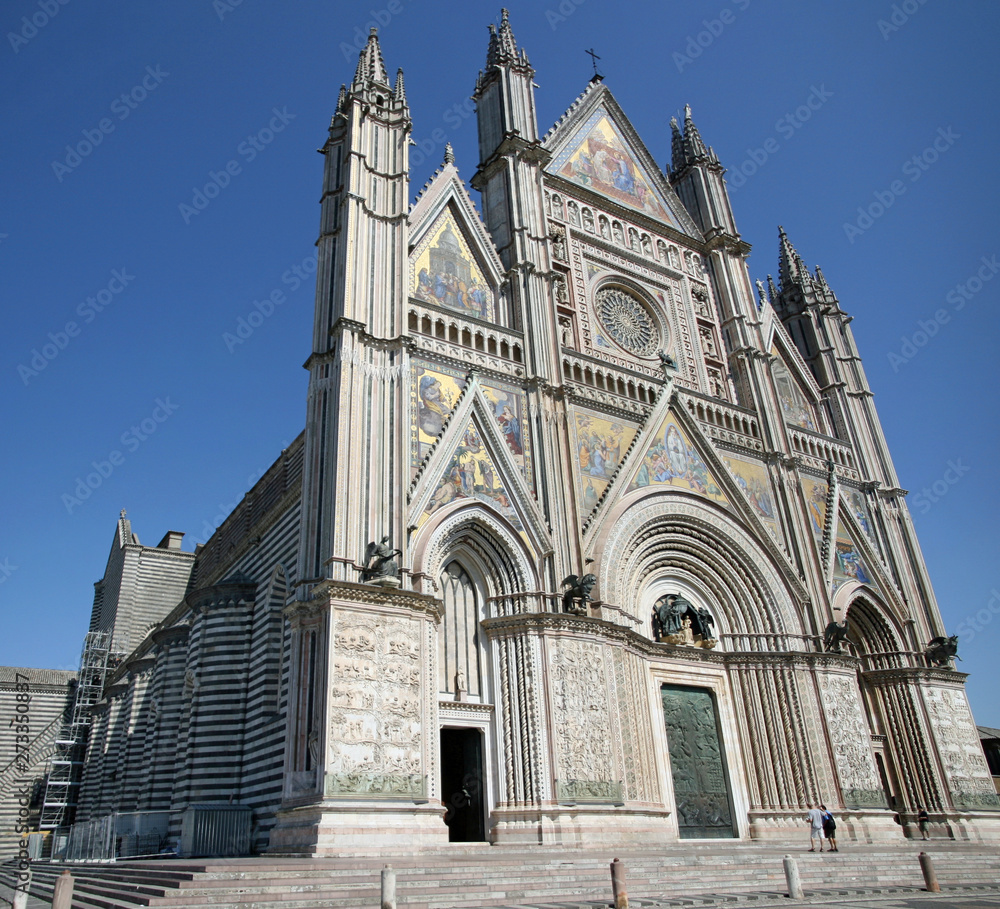 Cathedral of Orvieto in Central Italy