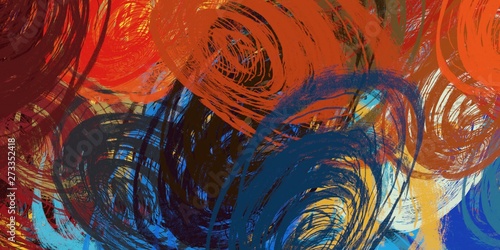 Artistic sketch backdrop material. Abstract geometric pattern. Chaos and random. Modern art drawing painting. 2d illustration. Digital texture wallpaper.