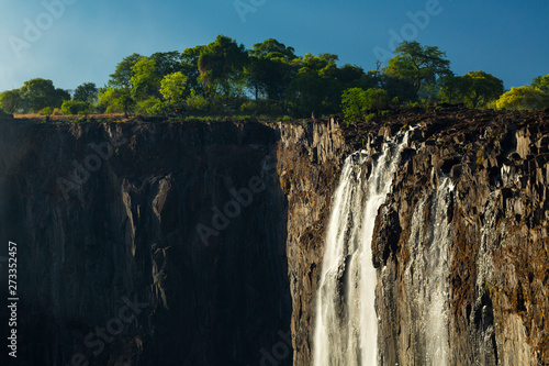 Victoria Falls or Mosi-Oa-Tunya  Zambia and  Zimbabwe  Africa