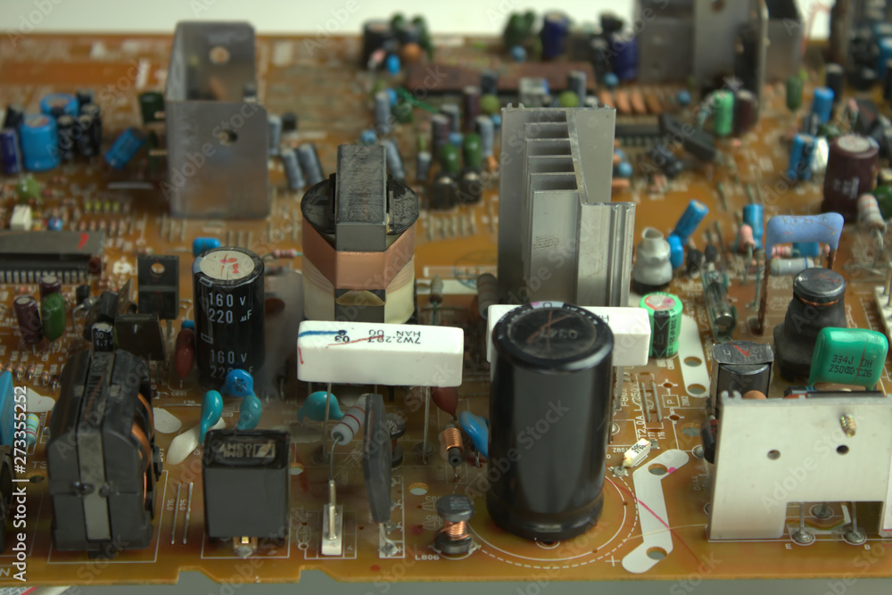 repair of the electronic equipment