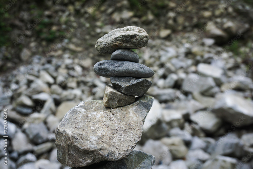 Pile of rocks stacked on top of each other Pile of rocks stacked on top of each other