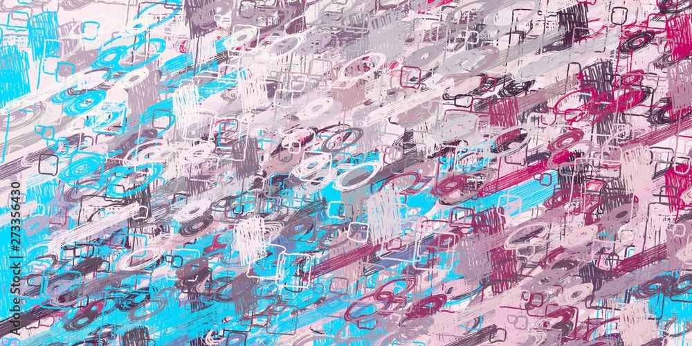 Naklejka premium Artistic sketch backdrop material. Abstract geometric pattern. Chaos and random. Modern art drawing painting. 2d illustration. Digital texture wallpaper. 