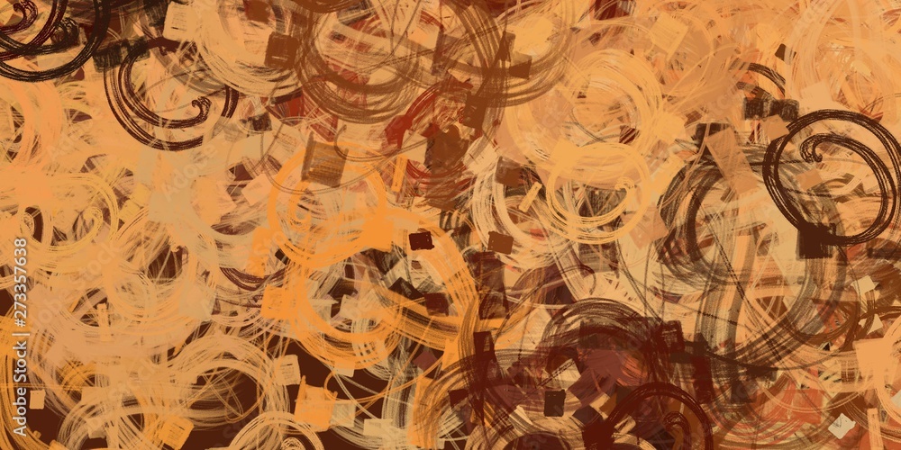 Naklejka premium Artistic sketch backdrop material. Abstract geometric pattern. Chaos and random. Modern art drawing painting. 2d illustration. Digital texture wallpaper. 