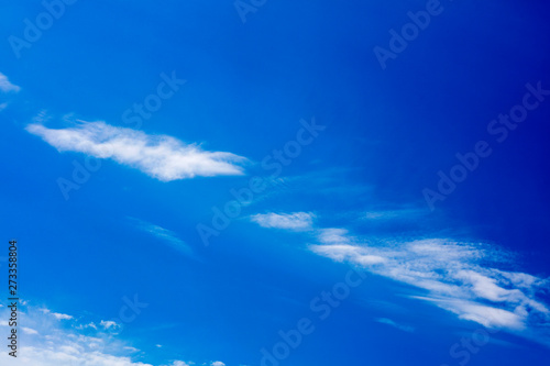 Summer blue sky with clouds high quality fifty megapixels