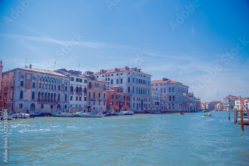 View of the Grand canal in Venice, Italy