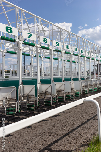 Obraz na płótnie Horse racing starting gate