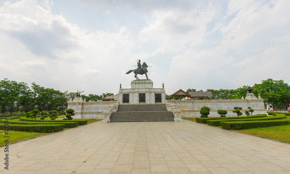The Monument of King Naresuan in Ayutthaya, Thailand.