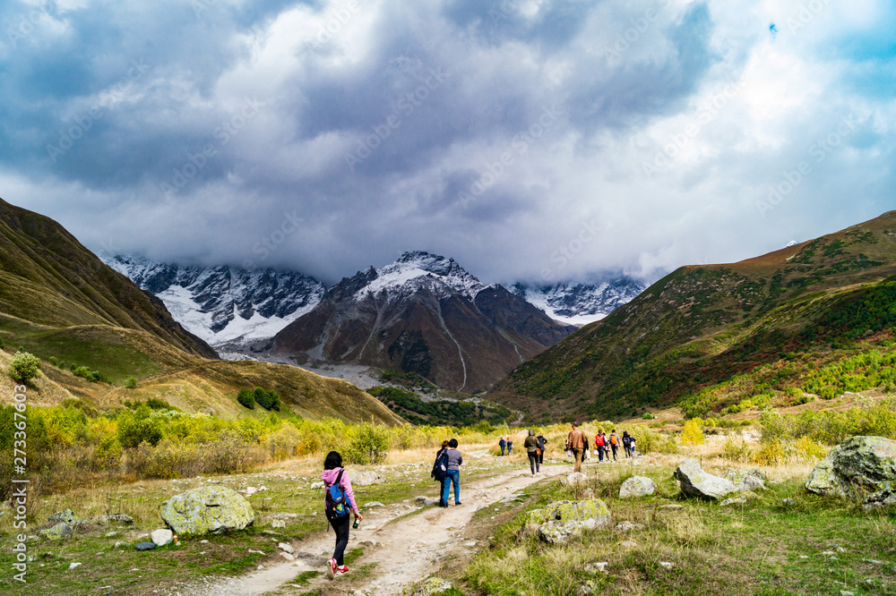 Mountains Georgia hiking (Caucasus)