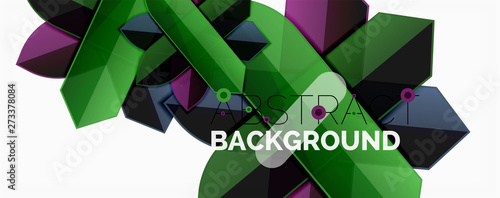 Abstract color lines dynamic background, modern material design style