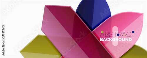 Abstract color lines dynamic background, modern material design style
