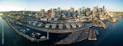 Seattle City Center Panorama Skyline