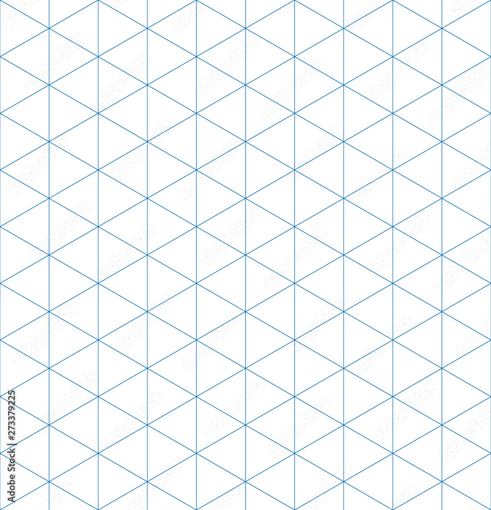Isometric graph paper background. Seamless pattern. Vector illustration Isometric graph paper background. Seamless pattern. Vector illustration