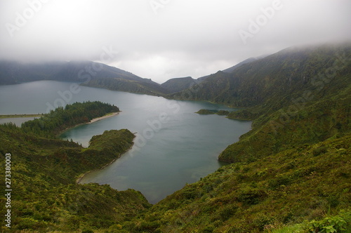 Lago do fogo in the Azores