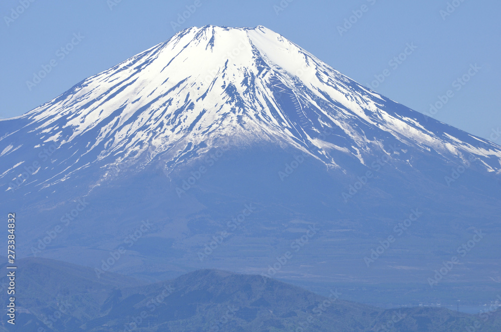 春富士眺望 春富士眺望
