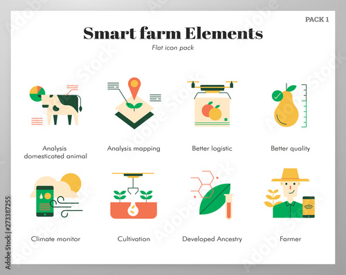 Smart farm elements flat pack