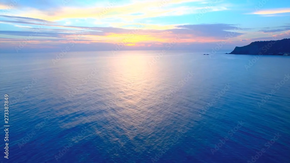 Fototapeta premium sunset over the sea