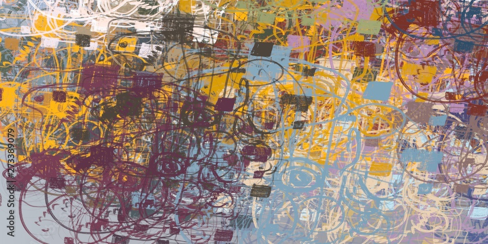 Fototapeta premium Abstract painting. Modern artwork. 2d illustration.