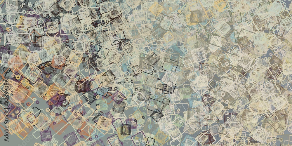 Fototapeta premium Modern artwork. 2d digital illustration.