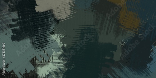 Modern abstract artwork. 2d illustration.