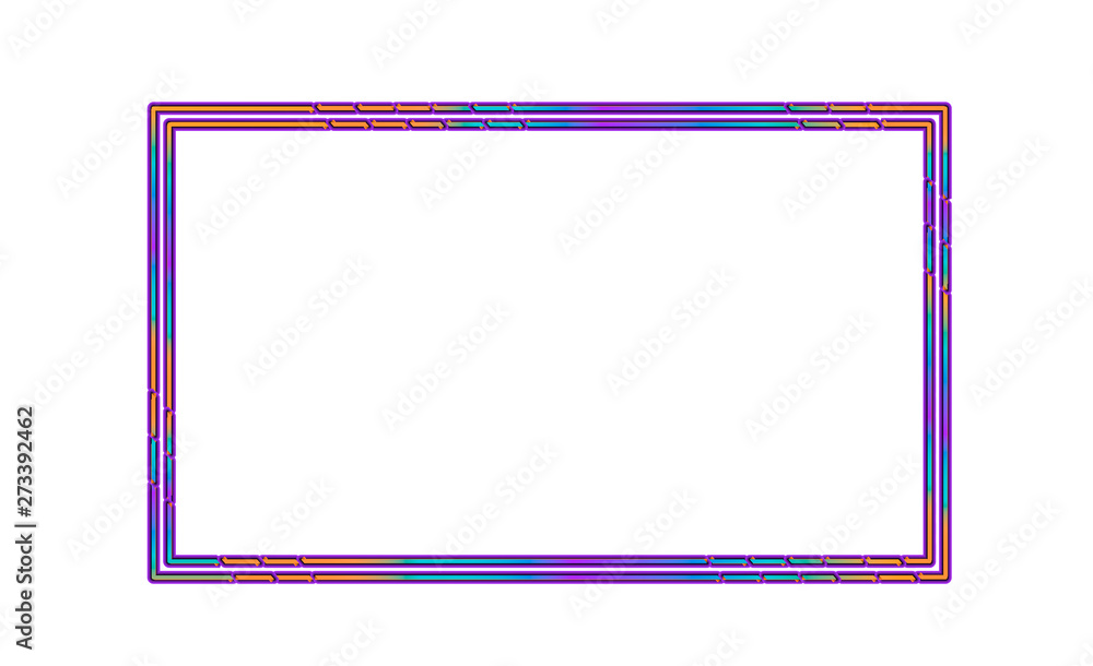 Abstract rectangular vector frame. Modern design Abstract rectangular vector frame. Modern design