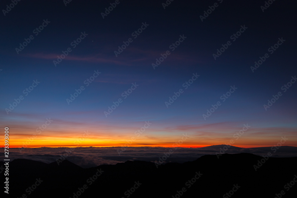 Sunrise at Haleakala Crater, Maui, Hawaii, USA