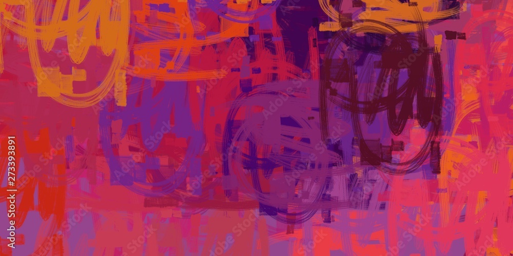 Fototapeta premium Abstract painting. Modern art. Digital brush.