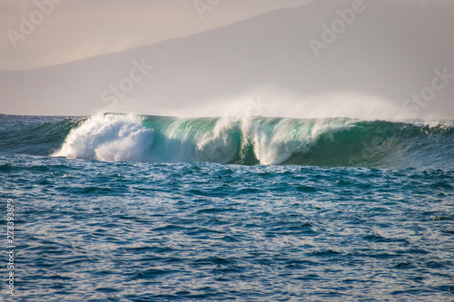 Waves crashing at Kapalua Bay beach, Maui, Hawaii, USA