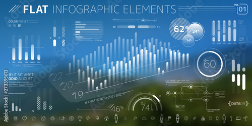 Corporate Infographic Vector Elements Collection