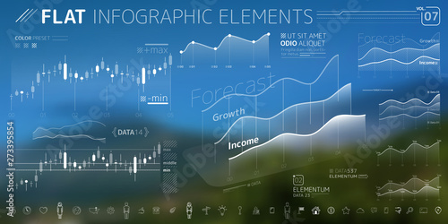 Corporate Infographic Vector Elements Collection