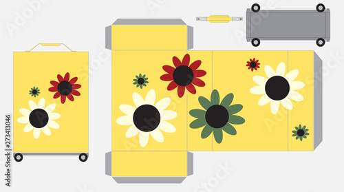 Paper Model of Travel bag