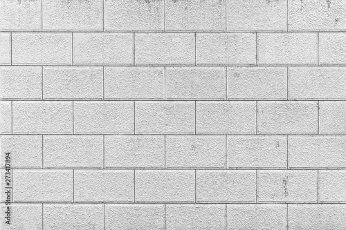 Concrete block wall seamless background and texture