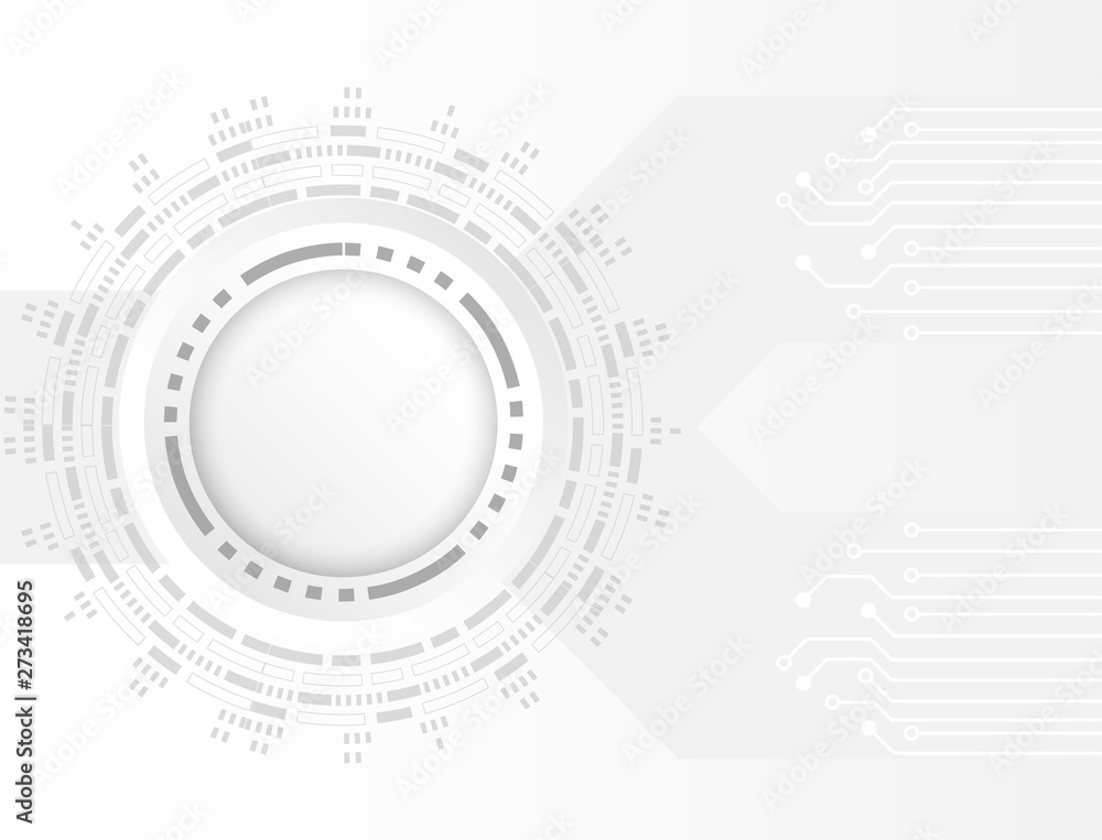 Futuristic clean technology concept, white paper gear wheel technology circuit board. hi-tech, engineering .vector. Futuristic clean technology concept, white paper gear wheel technology circuit board. hi-tech, engineering .vector.