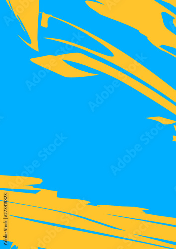 Modern art. Colorful backgorund. Color geometric strokes.