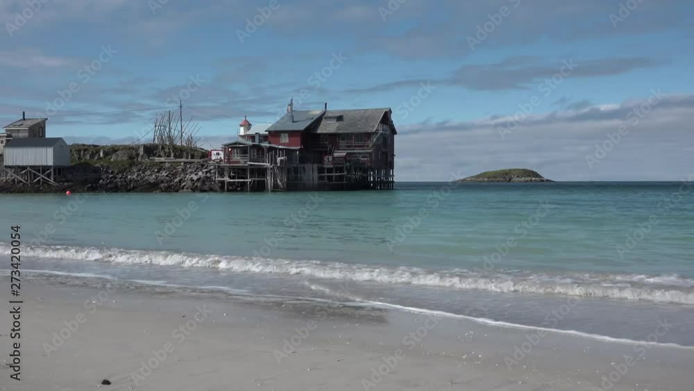 Rorbu is a traditional fisherman house in Norway. Rorbu is a traditional fisherman house in Norway.