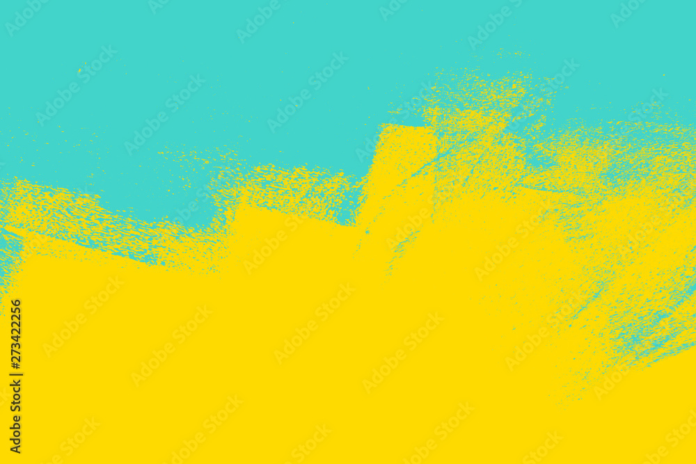 Obraz premium yellow green brush abstract background